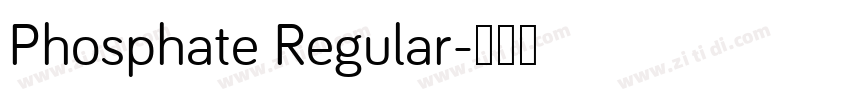 Phosphate Regular字体转换